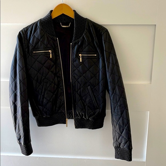Marciano Jenna leather bomber jacket - Picture 1 of 8